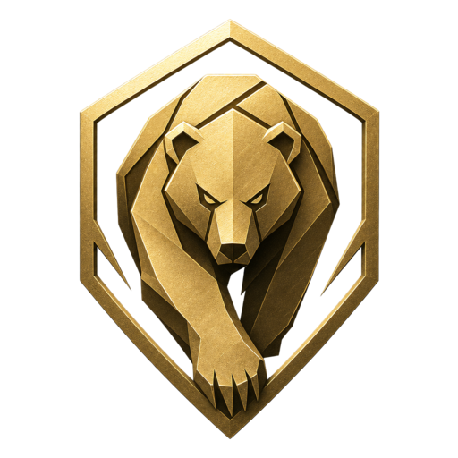 Action Bear emblem — Reset Pattern archetype